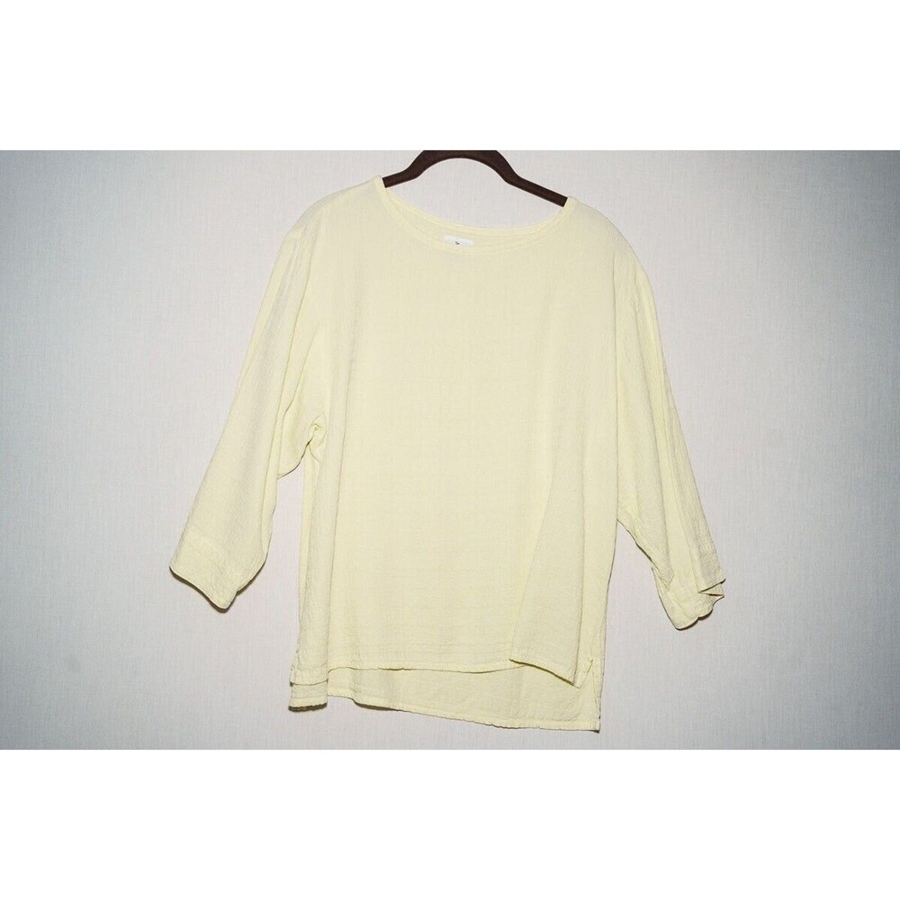 Via Vai Top M green Blouse top shirt Spring